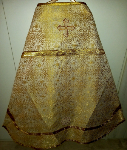 Облачение белое парча