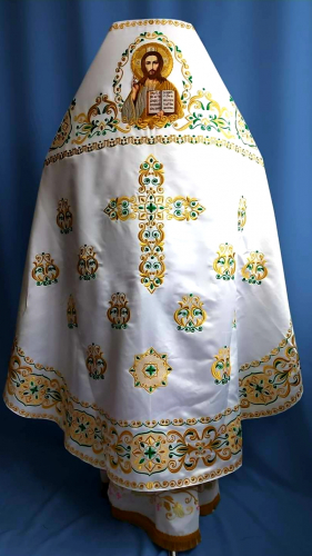 Облачение русский крой белое