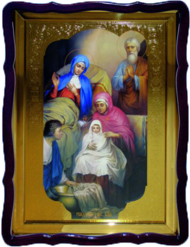 Рождество Богородицы фигурный киот