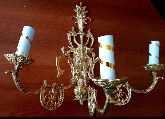 Бра большое 3 свечи