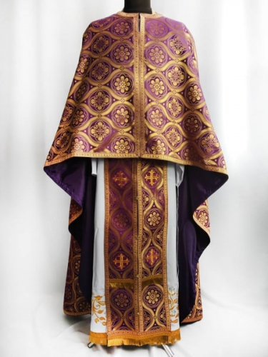 Облачение греческий крой цвет бордовый