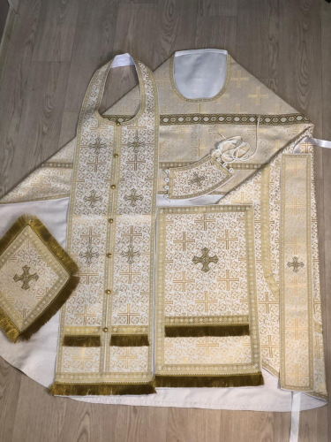 Облачение русский крой металлизированная нить