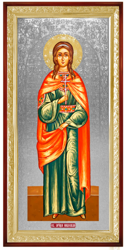 Святая мученица Надежда ( серебристый фон)