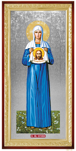 Святая Вероника ( серебристый фон)