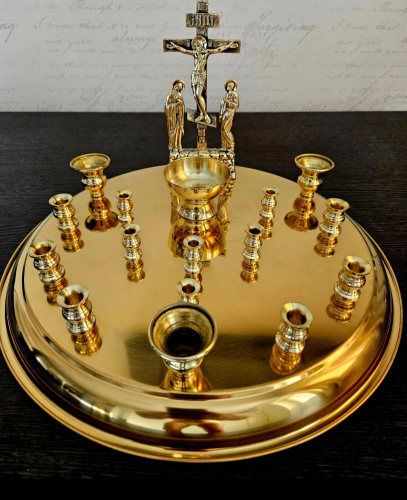 Крышка поминального стола 15 свечей (канун)