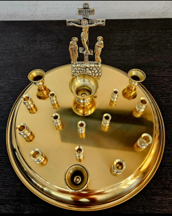 Крышка поминального стола 15 свечей (канун)